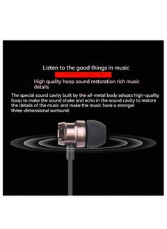 Generic In-ear wired sports headphones e-sports music headphones (black)  - Image 3