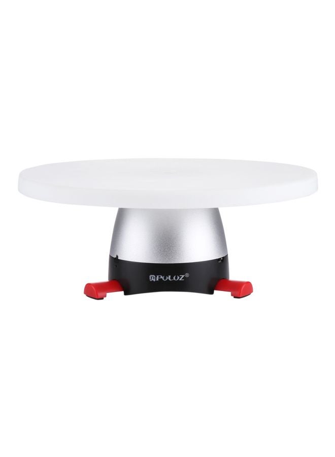 NIBEMINENT Electronic Panoramic Head With Plate And Remote Controller For Smartphones/GoPro DSLR Camera Silver/Black/White  - Image 1