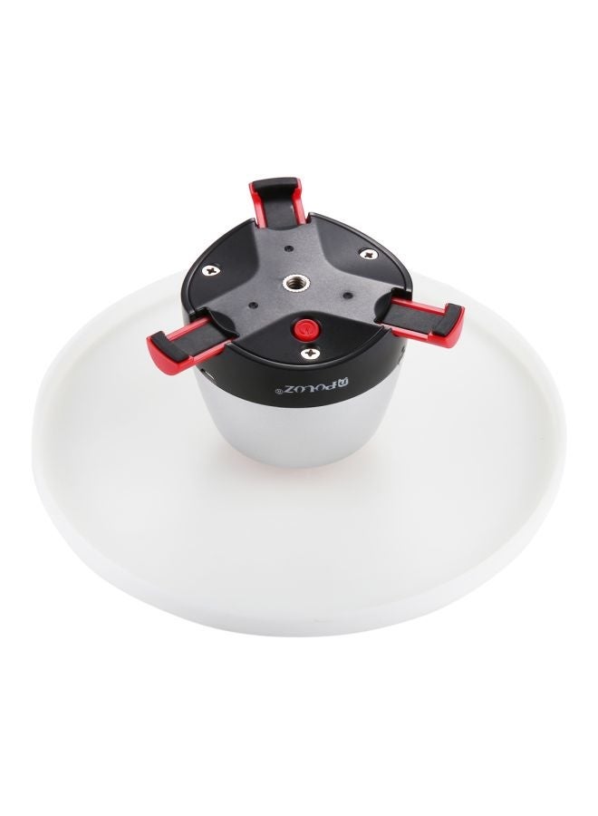 NIBEMINENT Electronic Panoramic Head With Plate And Remote Controller For Smartphones/GoPro DSLR Camera Silver/Black/White  - Image 3