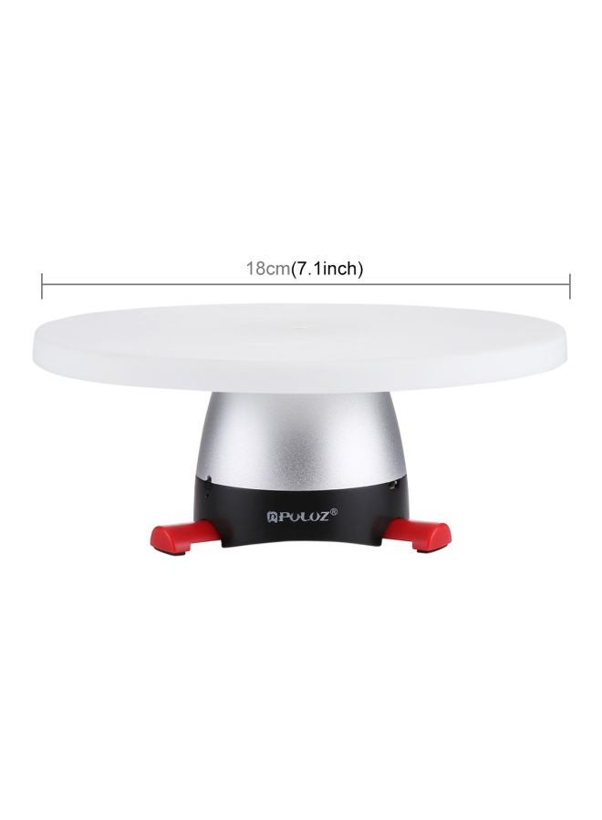 NIBEMINENT Electronic Panoramic Head With Plate And Remote Controller For Smartphones/GoPro DSLR Camera Silver/Black/White  - Image 4