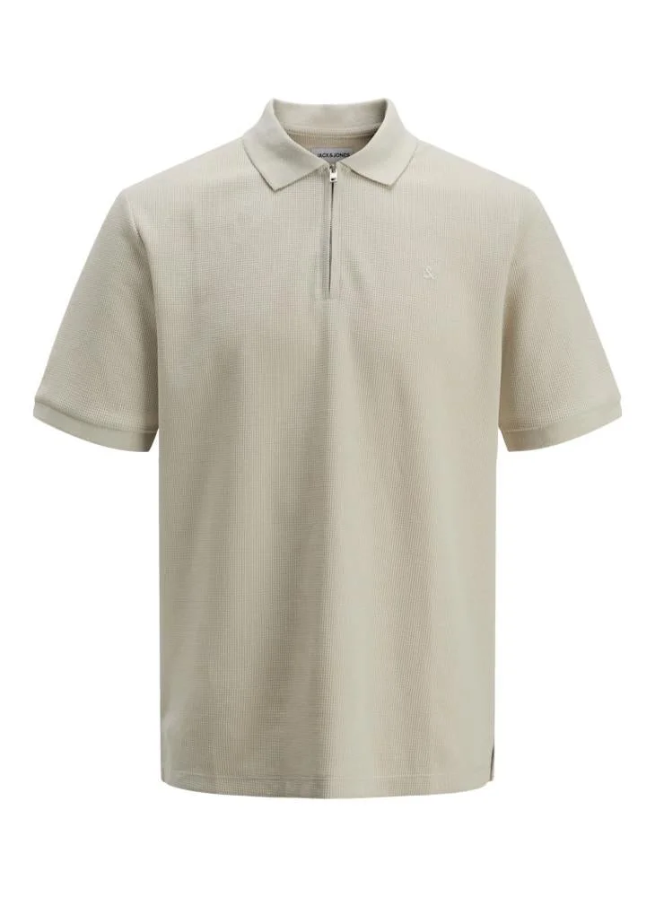 JACK & JONES  Casual Half Zip Polo for Men | Best Price UAE
