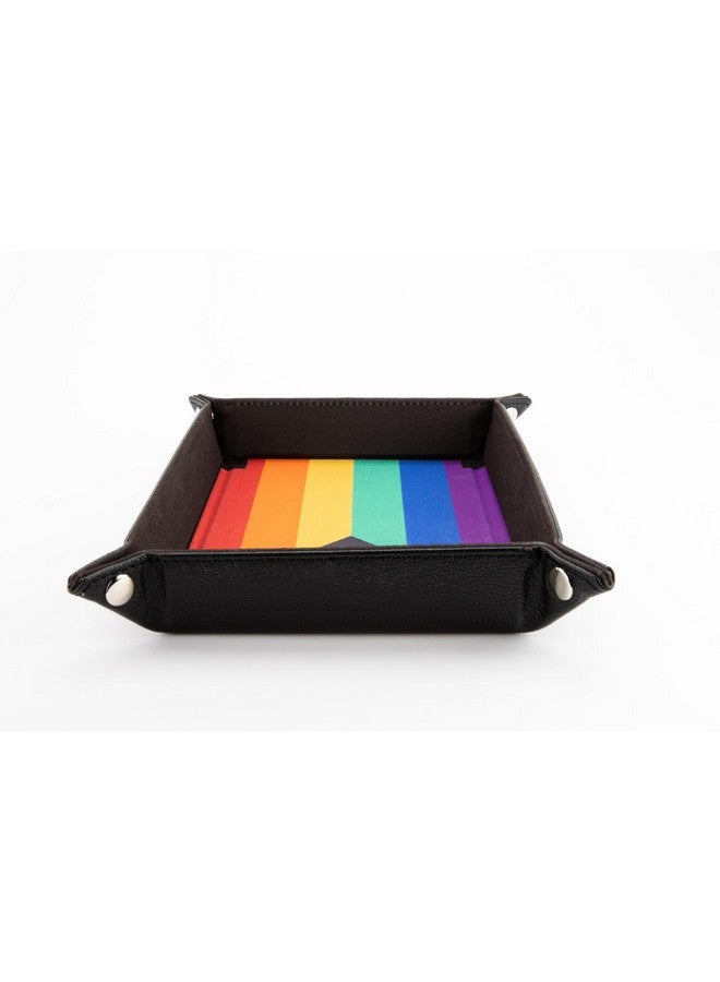 Metallic Dice Games FanRoll Pride Dice Tray - Rainbow Flag - Image 4
