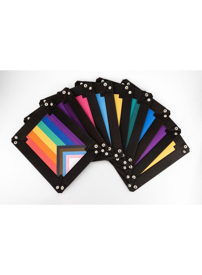 Metallic Dice Games FanRoll Pride Dice Tray - Rainbow Flag - Image 5