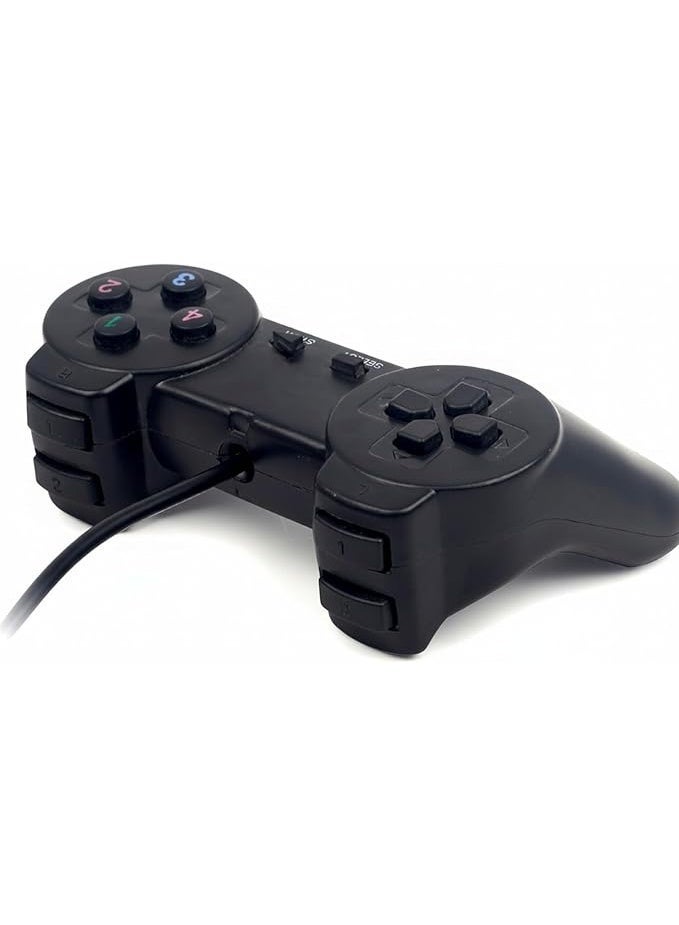 Point Dual USB Wired Gaming Controllers for PC & Laptop, Single Cable 2-Player, Black, 2 Pack with Single Cable Design, - Image 4