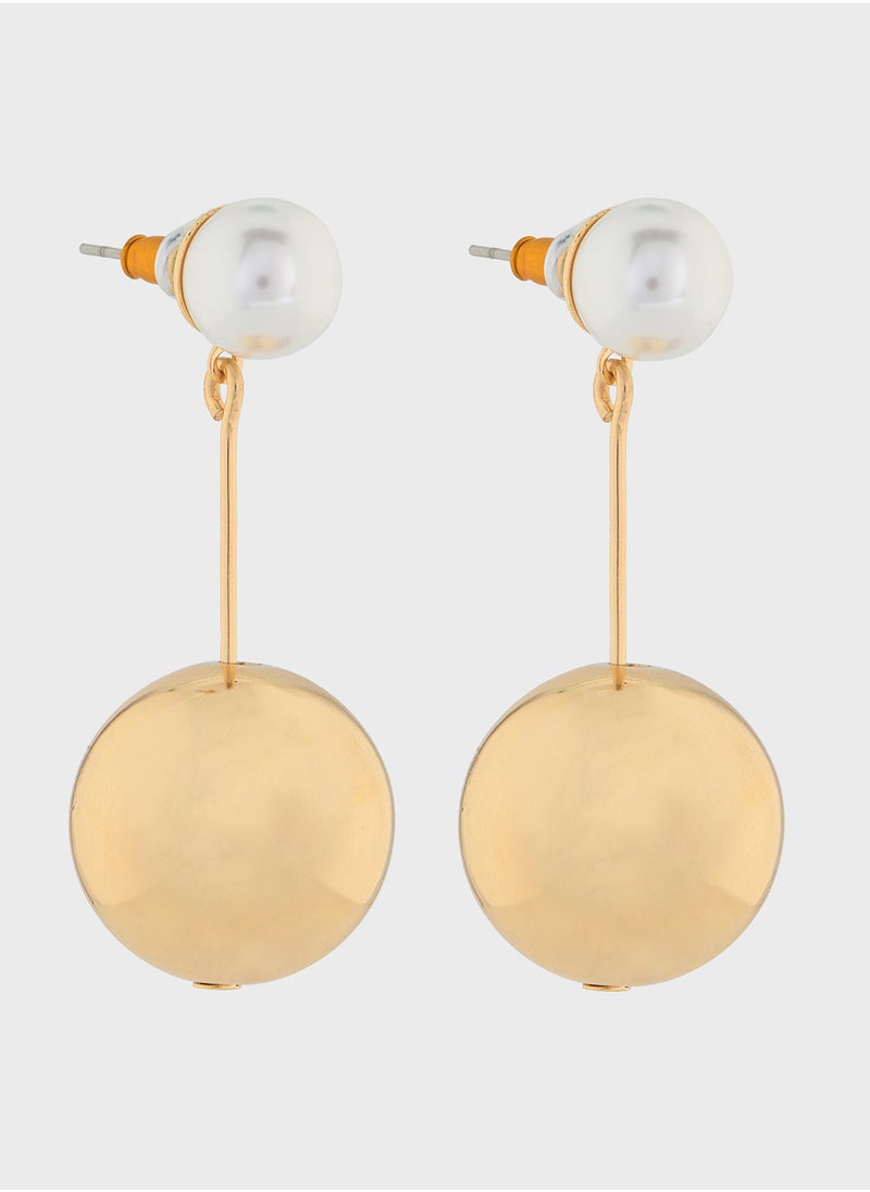 ELLA - Pearl Drop Earrings - Image 1