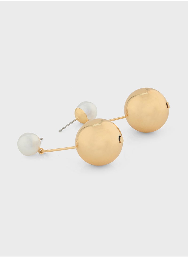 ELLA - Pearl Drop Earrings - Image 1