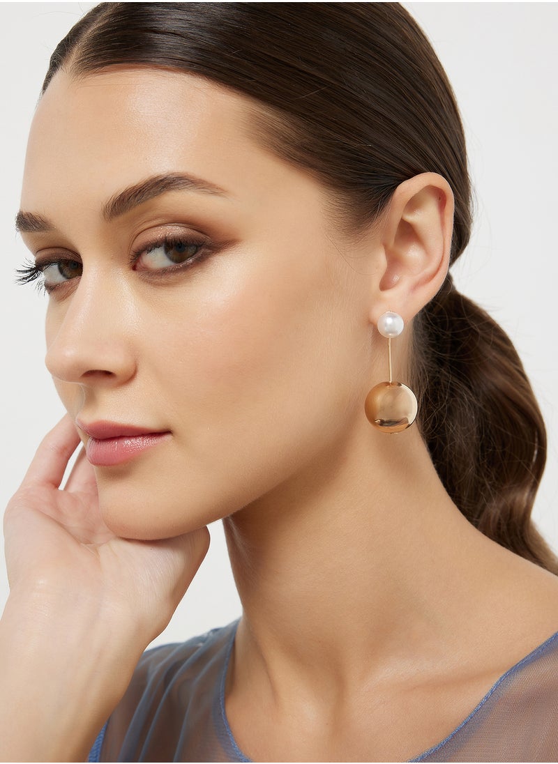 ELLA - Pearl Drop Earrings - Image 1