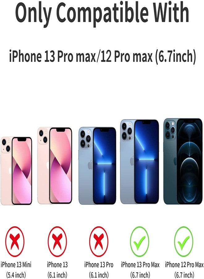 VEGO iPhone 13 Pro Max / 12 Pro Max 6.7 inch Stand Case with Slide Lens Cover, Built-in 360 Rotate Ring Stand Magnetic Car Mount - Green - Image 2