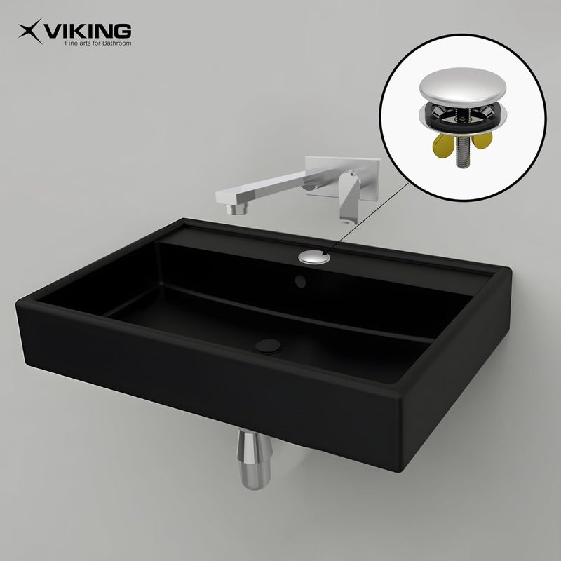 Viking Brass Cover for Basin/Sink Hole with Dia 40mm (1-½)", Set of 2 Pcs, Polished CP,Perfect for Kitchens, bathrooms, and Utility Sinks - Image 4