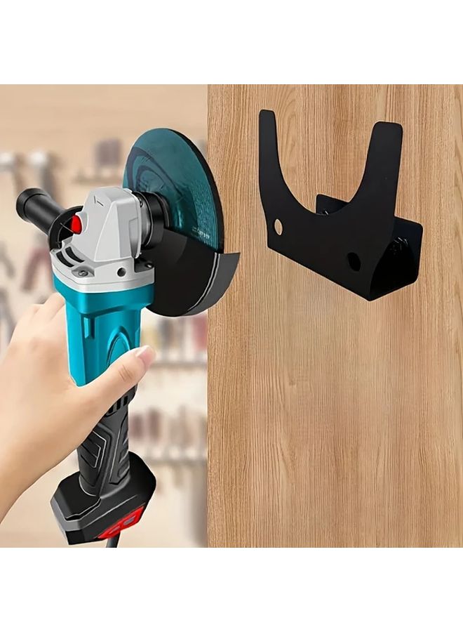 1pc Heavy Duty Metal Angle Grinder Holder Wall Mount Storage Rack Tool Organizer - Image 2