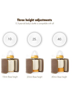 بيوينتي Bottle Warmer, Baby Bottle Warmer Fast u0026 Easy Milk Warmer for Breastmilk u0026 Formula, Bottles Warmers Car Travel on The go, Fast Warms Baby Milk to Body Temp and Maintain Nutrients  - Image 4
