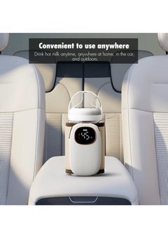 بيوينتي Bottle Warmer, Baby Bottle Warmer Fast u0026 Easy Milk Warmer for Breastmilk u0026 Formula, Bottles Warmers Car Travel on The go, Fast Warms Baby Milk to Body Temp and Maintain Nutrients  - Image 3