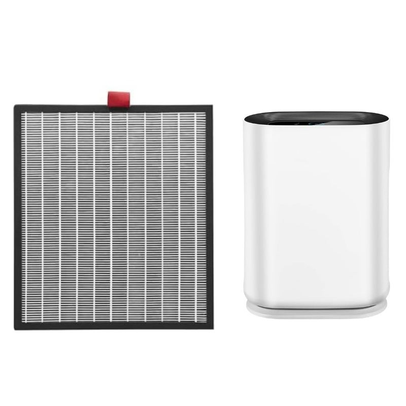 finehepa Replacement filter Compatible with Honeywell Air Touch HCMF25M0012 A5 and I8 Air Purifier Compound Filter with HEPA and Activated Carbon Black  - Image 1