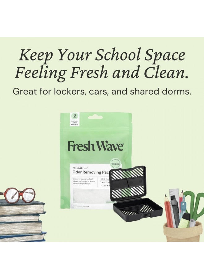 Fresh Wave Fresh Wave Odor Eliminating & Deodorizing Packs | Bag of 6 & Fresh Pod Case | Safer Odor Relief for Small Spaces | Natural Plant-Based Odor Eliminator | Odor Absorbers for Home  - Image 3