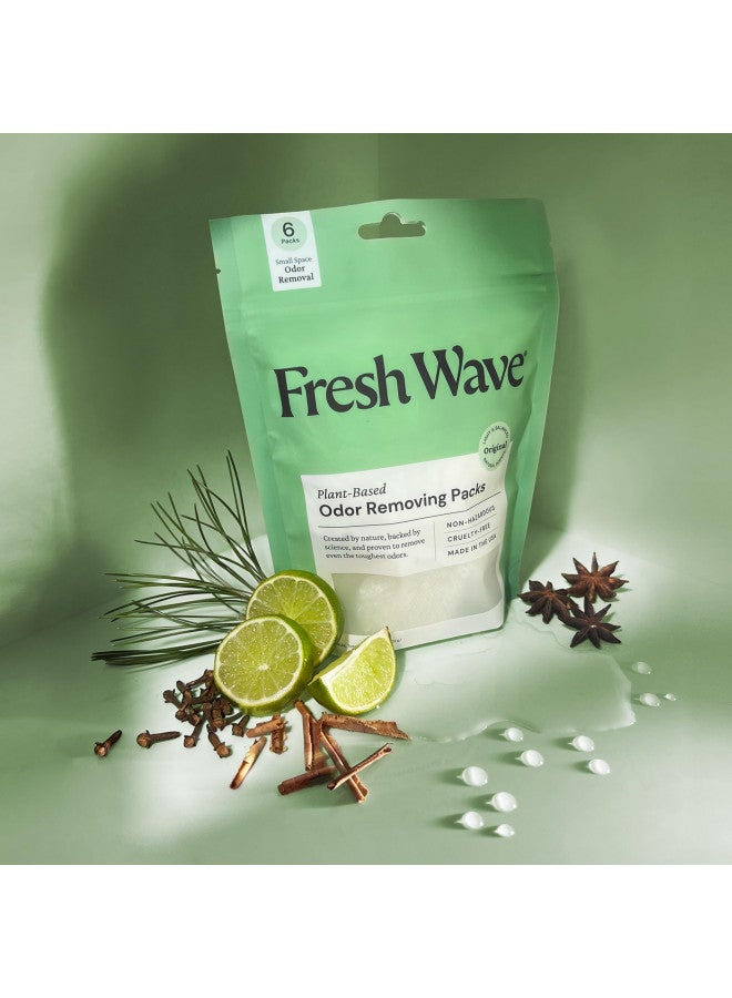 Fresh Wave Fresh Wave Odor Eliminating & Deodorizing Packs | Bag of 6 & Fresh Pod Case | Safer Odor Relief for Small Spaces | Natural Plant-Based Odor Eliminator | Odor Absorbers for Home  - Image 4