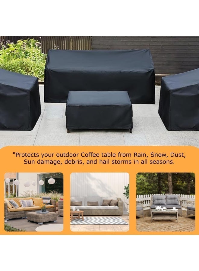 Topify Outdoor Furniture Cover Waterproof, Patio Furniture Set Covers (Black, 4SET-SMALL) - Image 4