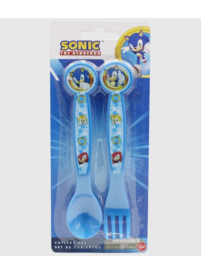 STOR 2 PCS  CUTLERY SET SONIC