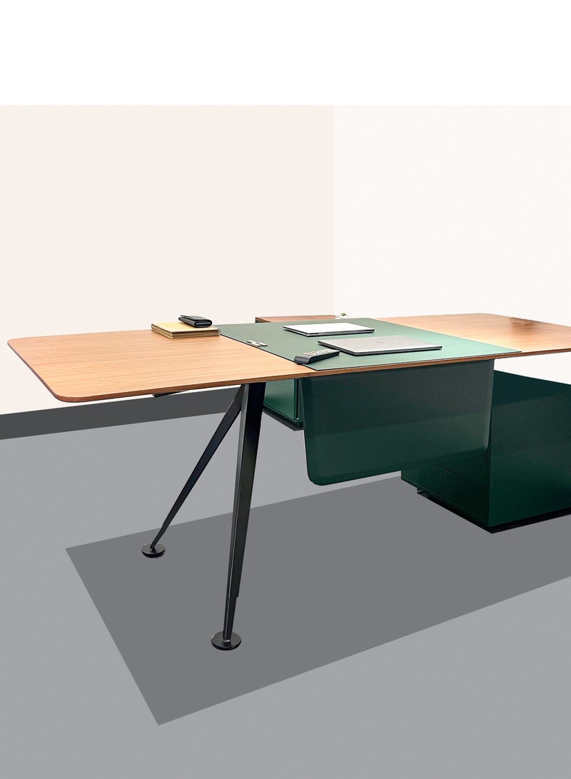 Generic MULTI HOME Executive Office Wooden Desk Table with Drawers for Office, Home, Gaming, Meeting  - Image 2