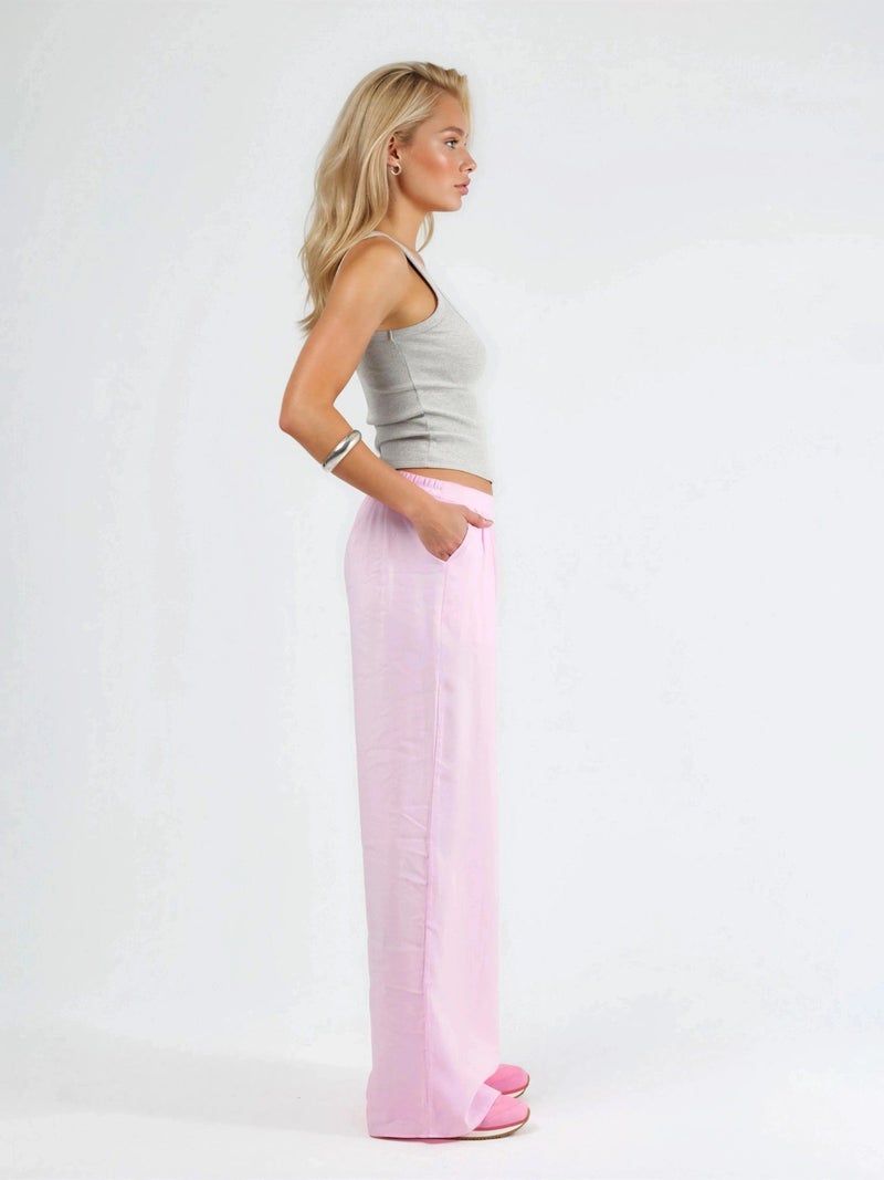 BUSEM Wide Leg Pleated Trousers - Image 2