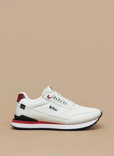 Lee Cooper Mens' Colourblock Sneakers with Lace-Up Closure