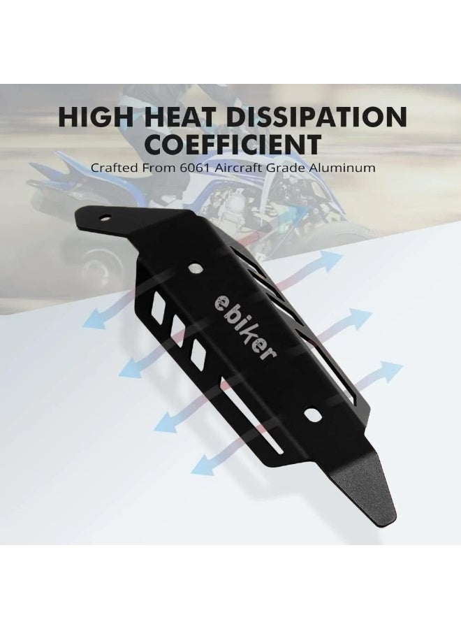 Ebiker CNC Machined Mid Pipe Heat Shield for Yamaha RAPTOR 700 - Image 3