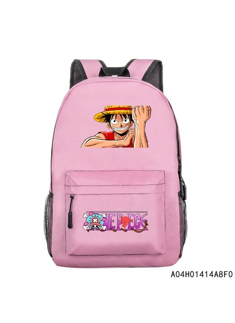 Schoolbags are available for students and adults to exercise-H01-: Broken straw hat Pirate\n - 162