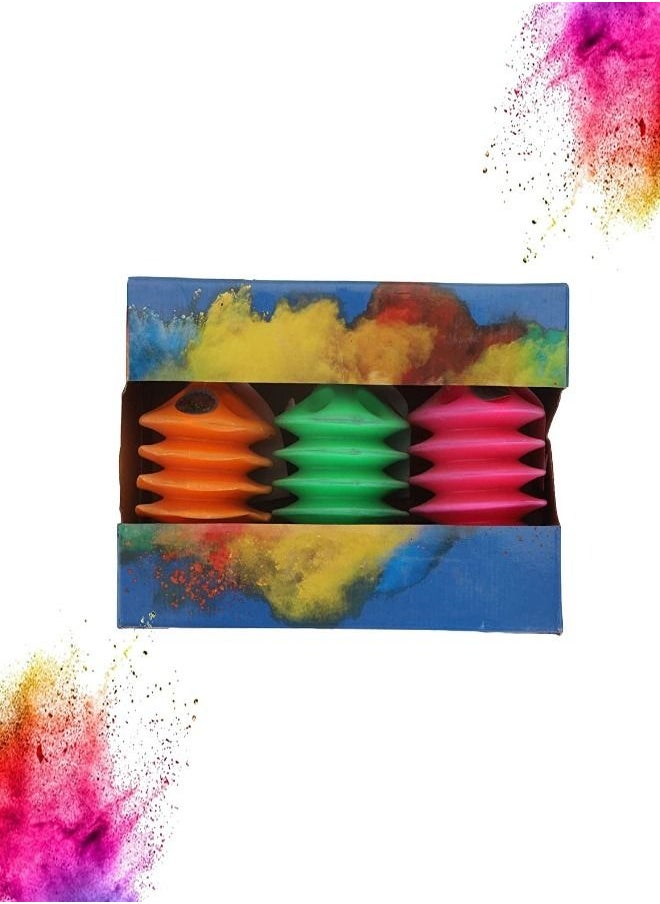 Cock Brand Mini Gulal Gun for Holi Celebration pack of 3  - Image 1