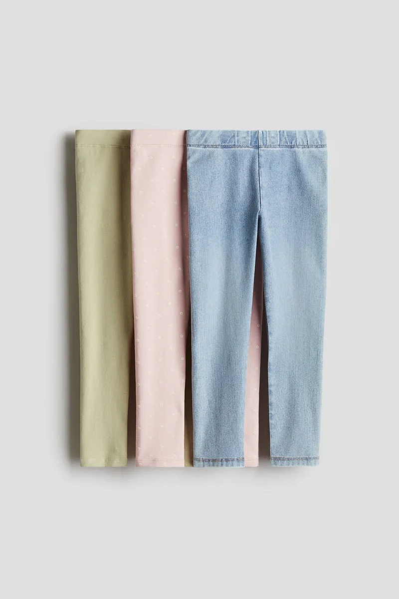 H&M 3-pack brushed-inside leggings
