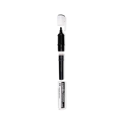 Camlin Cartridge White Board Marker pack of 5 - Black - Image 3