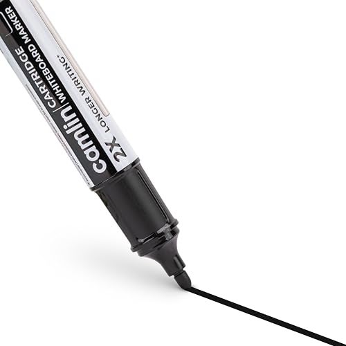 Camlin Cartridge White Board Marker pack of 5 - Black - Image 2