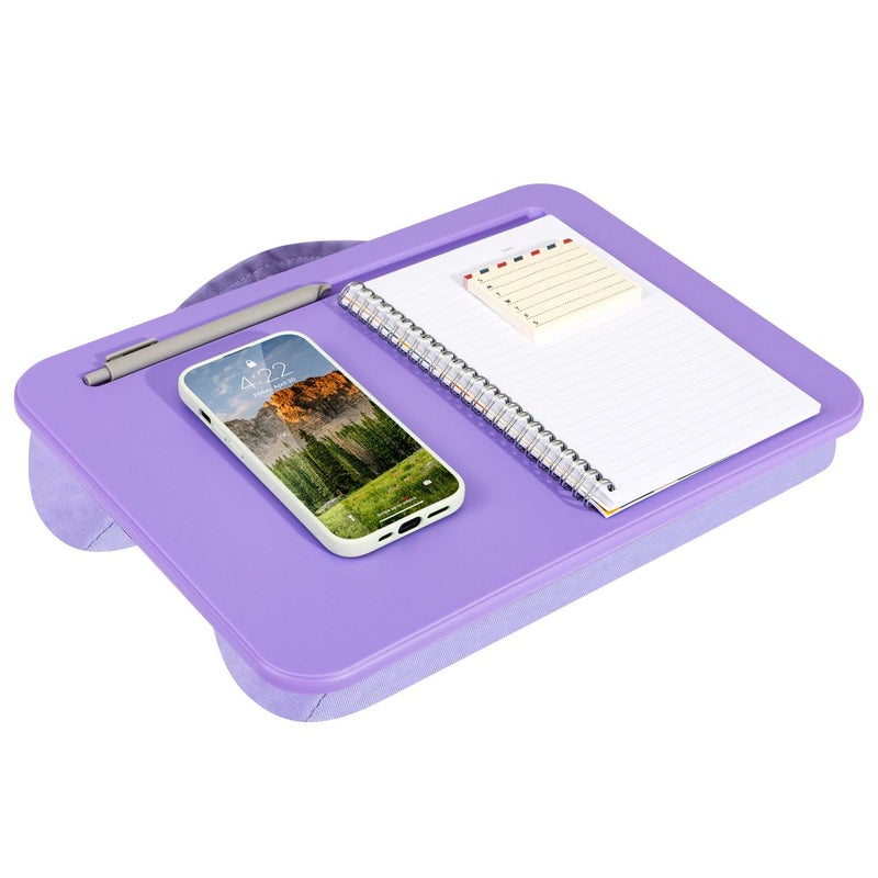 LAPGEAR Compact Lap Desk â€“ Fits Up to 14â€³ Laptops â€“ Purple Amethyst â€“ Style No. 43122 - Image 1