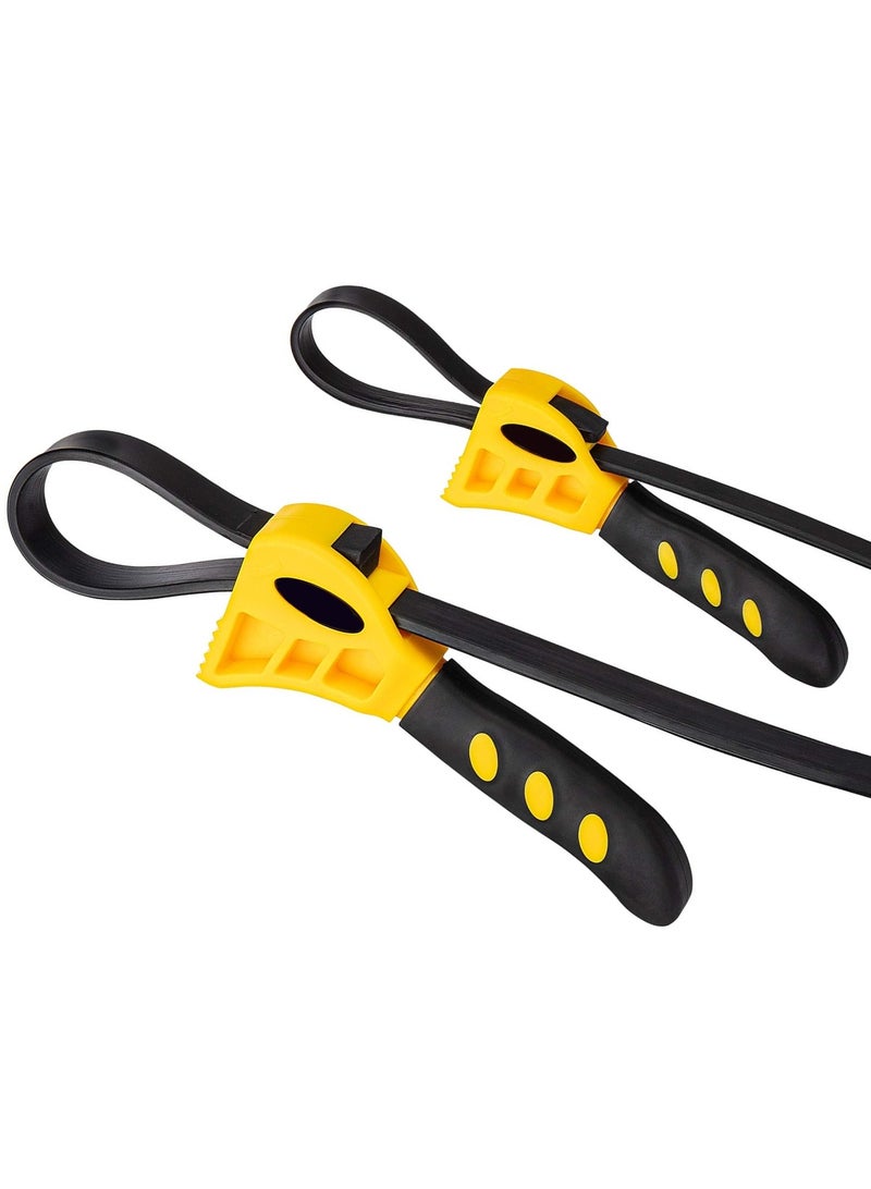 لوبيتيز مطاط الشريط مفتاح الترقية-2pcs 500mm و 600mm قابل للتعديل الزيت فلتر الشريط المفتاح, ثقيلة المهام مطاط أنابيب المفتاح, جرة فتح للميكانيكا السباكيين DIY - Image 1