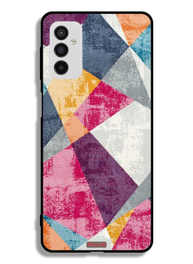 Tolwak Samsung Galaxy M52 5G Protective Case Cover Paint Pattern - Image 2
