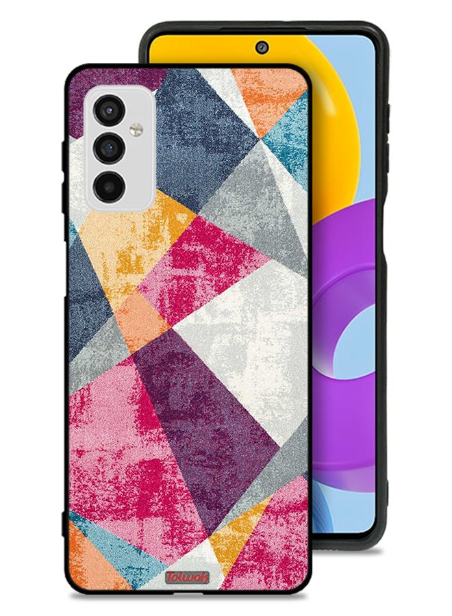 Tolwak Samsung Galaxy M52 5G Protective Case Cover Paint Pattern - Image 1