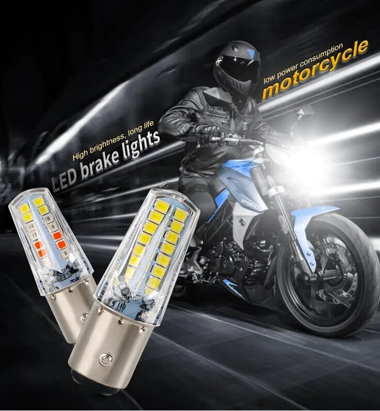 LOVMOTO Touch led Brake Light, Reversing Light, Tail Light, Parking Light, Indicator Light, Side Marker (2pcs multi color) Comfortable With R-15 - Image 2