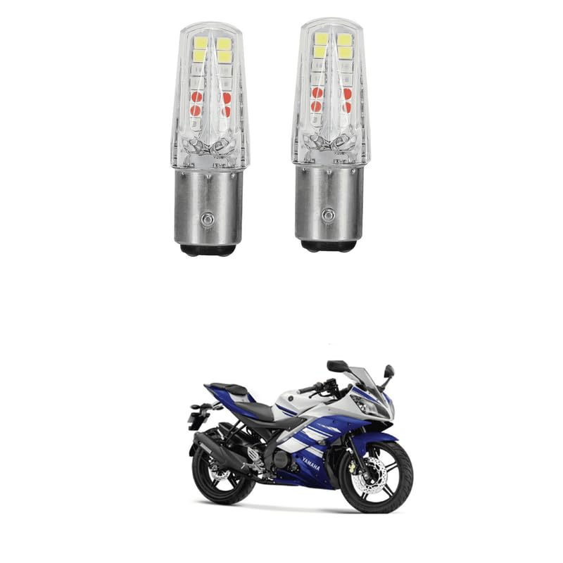 LOVMOTO Touch led Brake Light, Reversing Light, Tail Light, Parking Light, Indicator Light, Side Marker (2pcs multi color) Comfortable With R-15 - Image 1