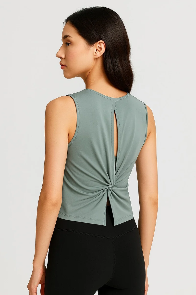 ANTA Regular Fit Workout Training Commute Knit Tank