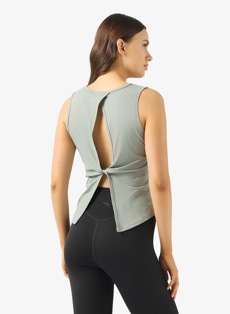 ANTA Regular Fit Workout Training Commute Knit Tank