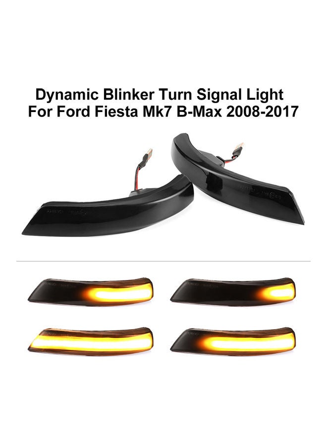 Loquat 2-Piece Dynamic Turn Signal LED Light For Ford Fiesta Mk7 B-Max 2008-2017 - Image 1