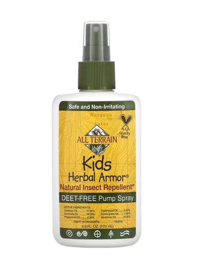 All Terrain Kids Herbal Armor Natural Insect Repellent 4 fl oz 120 ml  - Image 1