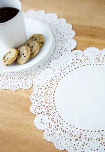 Fox Run 7373 Paper Lace Doilies, 10-Inch, Pack of 12,White - Image 2