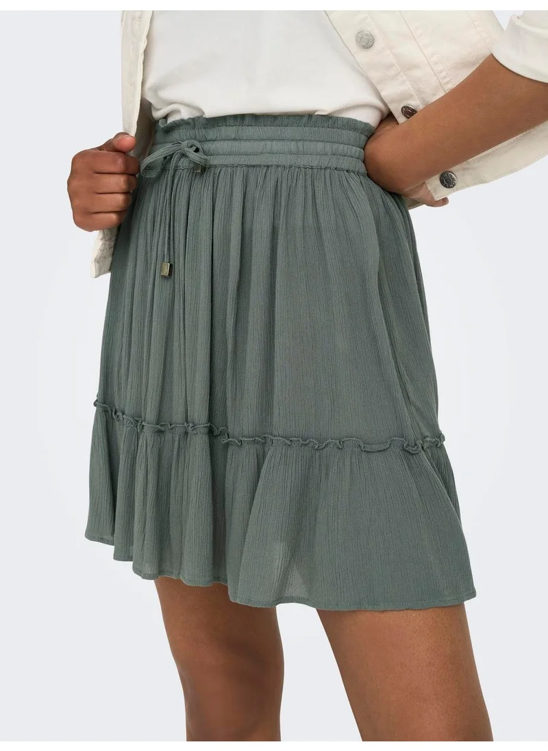 اونلي Women's Frilly Short Skirt 15219931