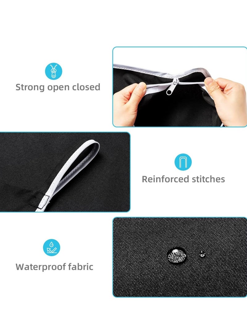 SYOSI Door Hanging Laundry Bag Collapsible Hanging Hamper Bag with Large Opening for Whole Family Dirty clothes Large Size Hanging Laundry Bag Clothes Storager for Space Saving Large Laundry Organizer Bag - Image 4