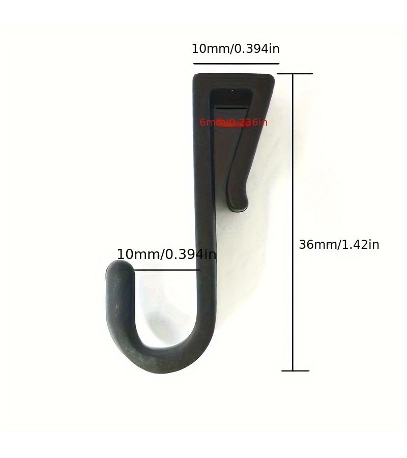 5 White Mini Storage Hooks Bathroom Clothes Hanger Clip Household Storage Shelf Rack Kitchen Accessories - Image 3