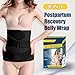Chongerfei 3 in 1 Postpartum Belly Band Postpartum Belly Support Recovery Wrap After Birth Brace Slimming Girdles Body Shaper Waist Shapewear Post Surgery Pregnancy Belly Support Band XXL Black - Image 4