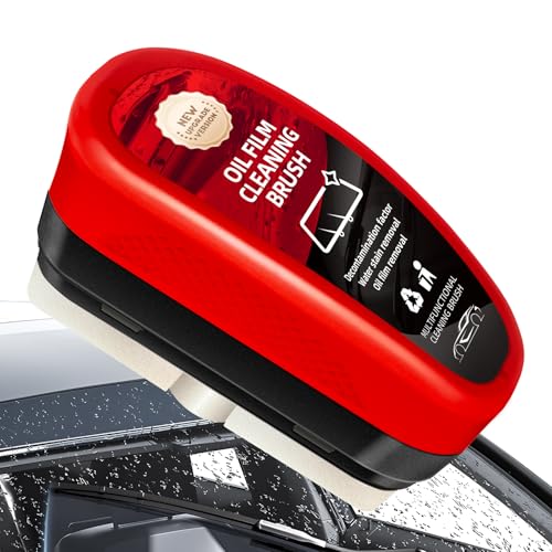 KING OF BIOTIN Automotive Oil Film Cleaning Brush, Oil Film Cleaning Brush for Car Windows, Windshield Cleaner, Glass Cleaning Board, Improves Clarity and Visibility - Image 1