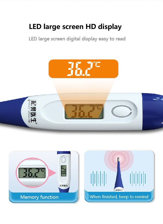 Generic - Electronic Thermometer Soft Head Thermometer Digital Thermometer Accurate Thermometer - Image 1
