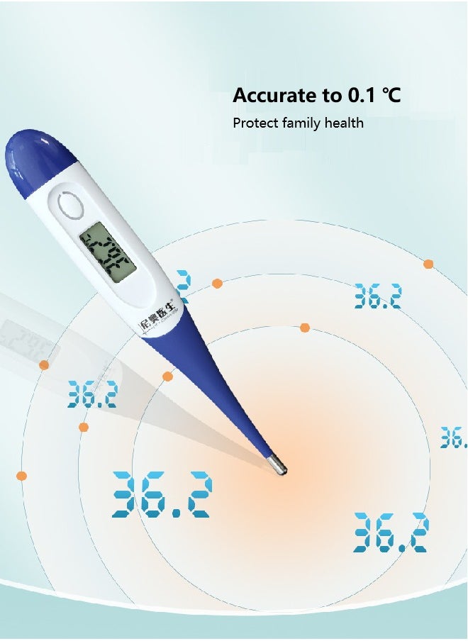Generic - Electronic Thermometer Soft Head Thermometer Digital Thermometer Accurate Thermometer - Image 1