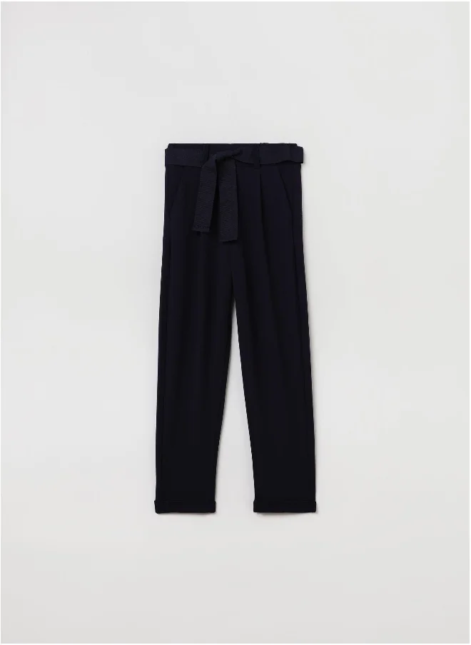 او في اس Ovs Girls Knitted Trousers With Belt