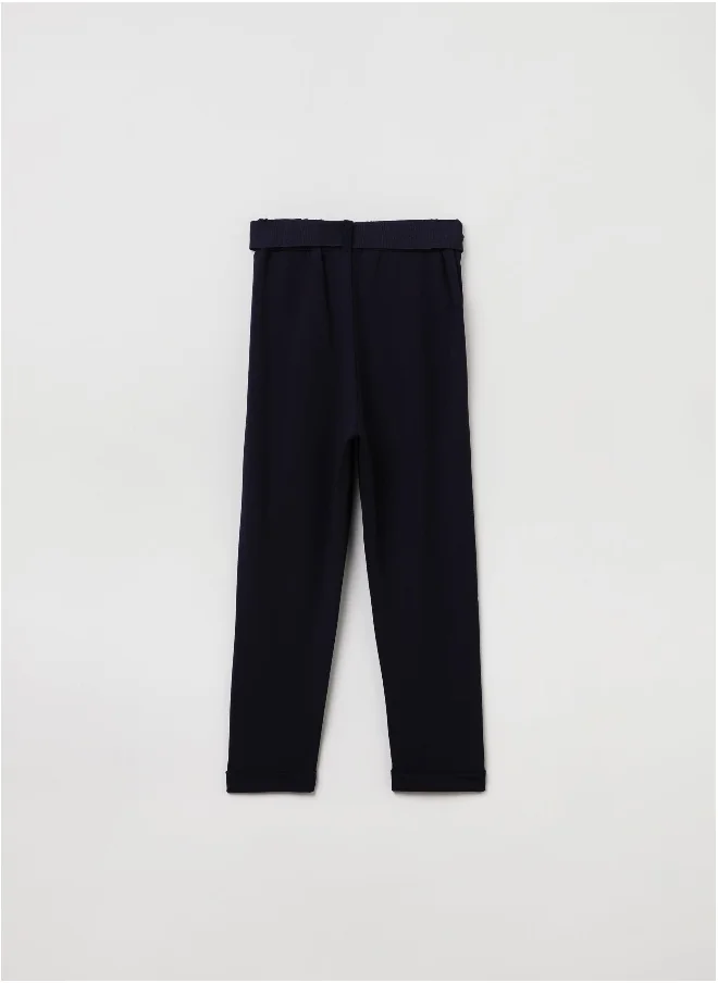او في اس Ovs Girls Knitted Trousers With Belt